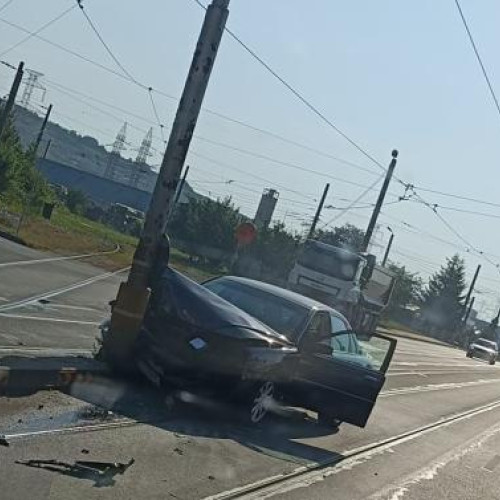 Accident rutier pe Bulevardul Muncii din Cluj-Napoca