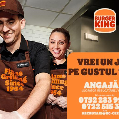 Burger King inaugurează un nou restaurant în VIVO Cluj-Napoca în august