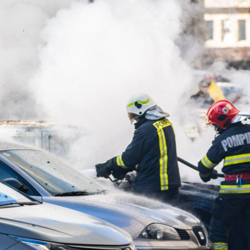 Percheziție domiciliară la Cluj-Napoca, suspect cercetat pentru incendiere intenționată