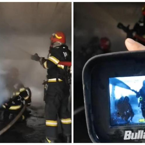 Incendiu devastator în Baciu: 10 mașini electrice de golf distruse