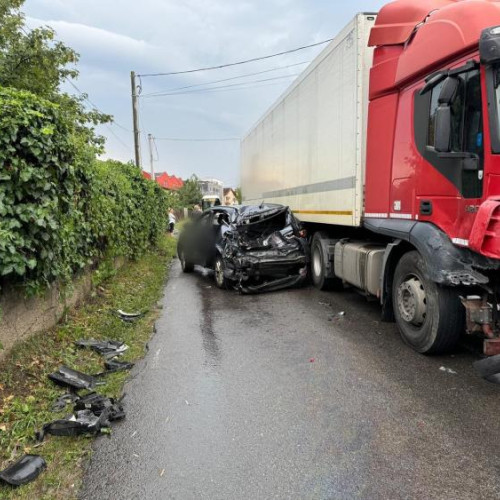 Accident de circulație pe strada Fagului din Cluj-Napoca