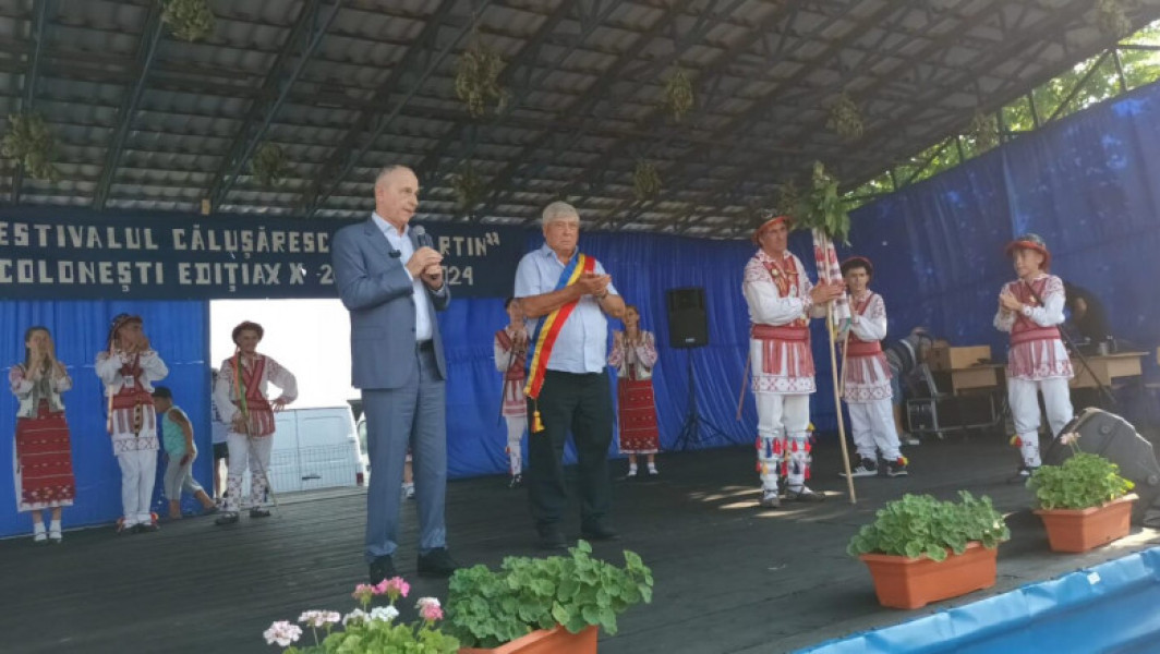 Huiduieli la Ziua comunei Colonești pentru Mircea Geoană