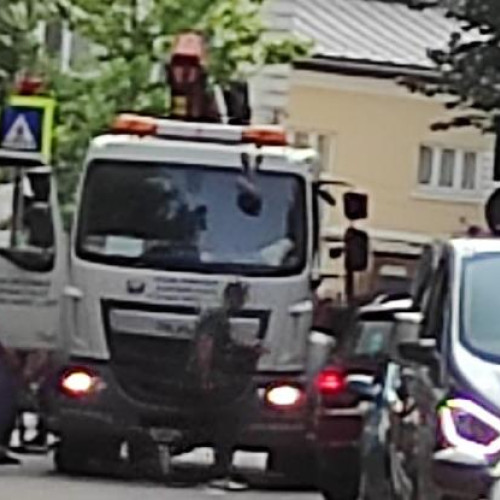 BMW ridicat de Serviciul Ridicări Auto în Cluj