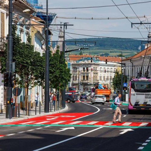 Probleme de acces pe strada Huedinului din Cluj-Napoca