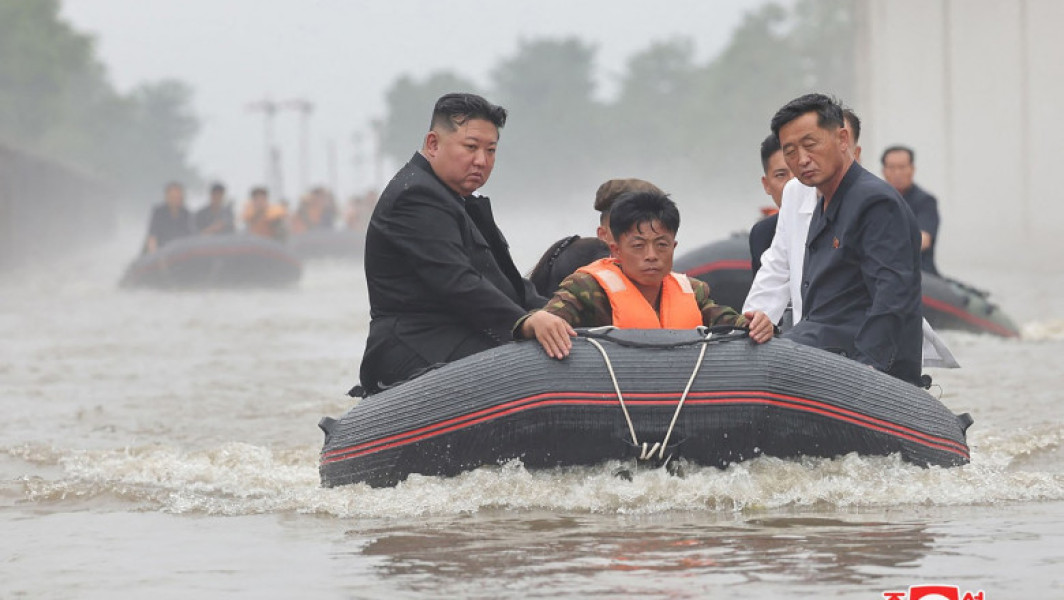 Kim Jong Un acuză presa sud-coreeană de răspândirea unor informații false despre inundații