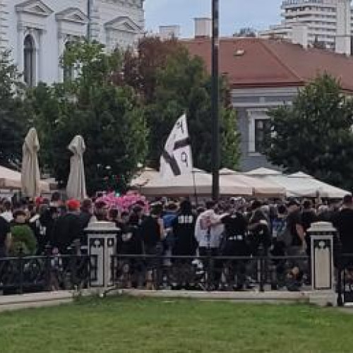 Fanii Universității Cluj, în stradă pentru derby-ul orașului