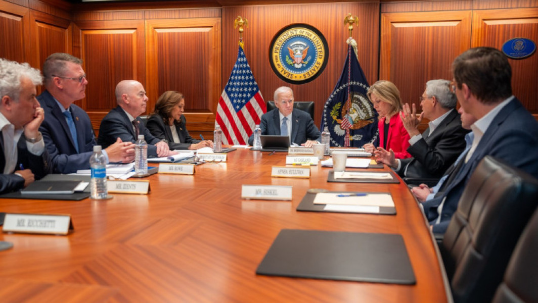 Joe Biden a convocat echipa de securitate națională în „Situation Room”, după ce Iranul a decis să atace Israelul