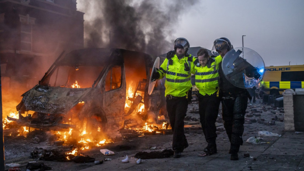 Proteste violente în Marea Britanie după atacul din Southport
