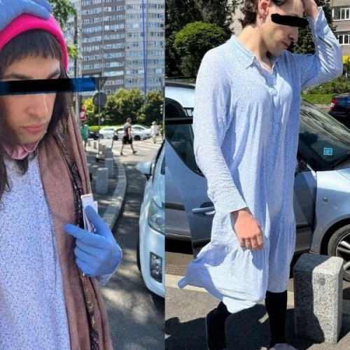 Un tânăr din Bistrița-Năsăud prins cerșind deghizat în București