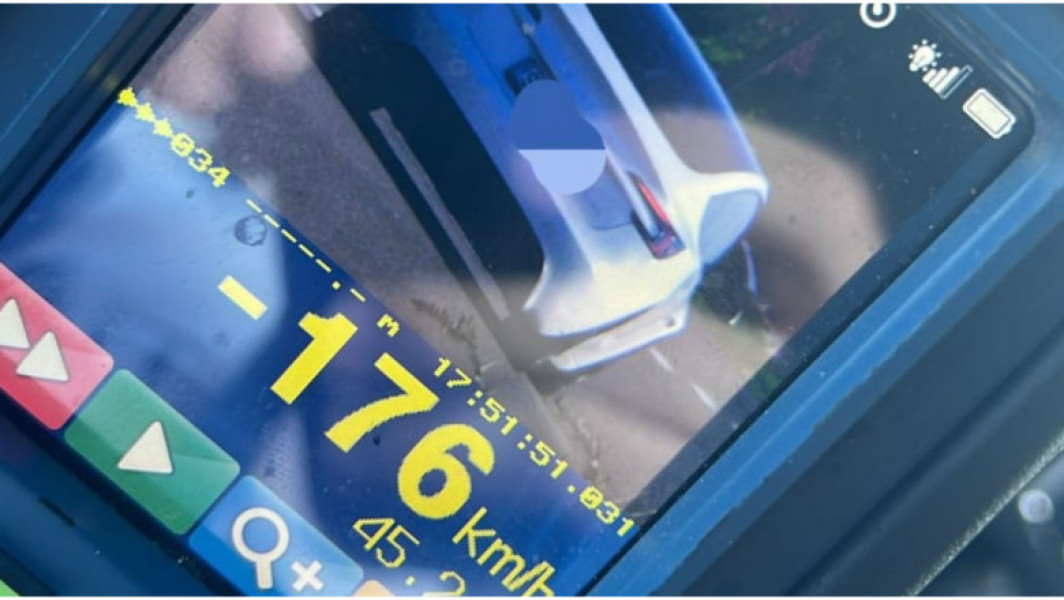 Viteză excesivă pe un drum din Suceava: Un bărbat prins cu 176 km/h