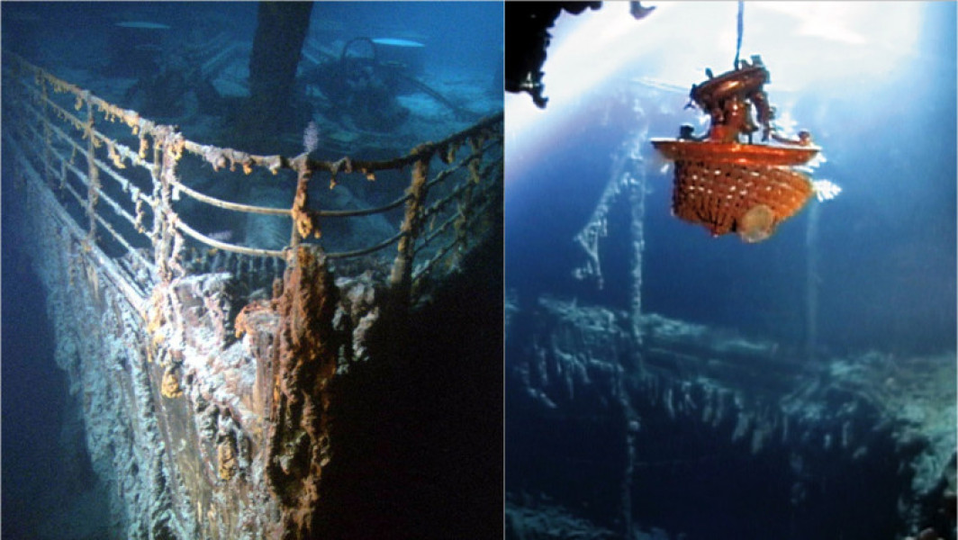 Artefacte prețioase recuperate de pe epava Titanicului