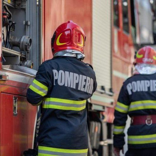 Incendiu în Ciurila: Pompierii au intervenit rapid la un adăpost de animale