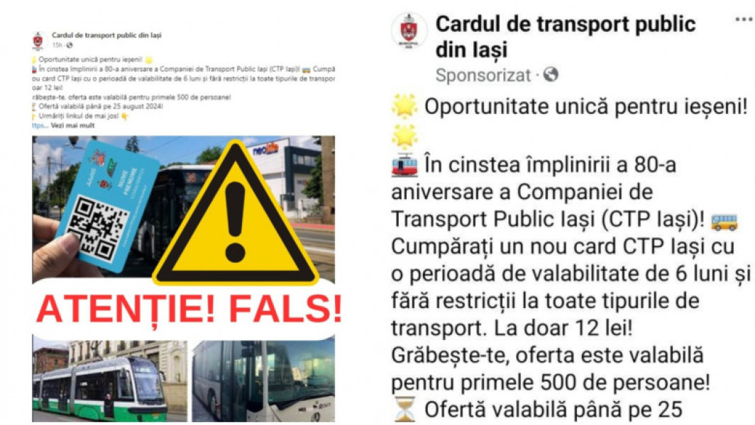Escrocheria cu bilete la transport public, investigată de poliția din Iași