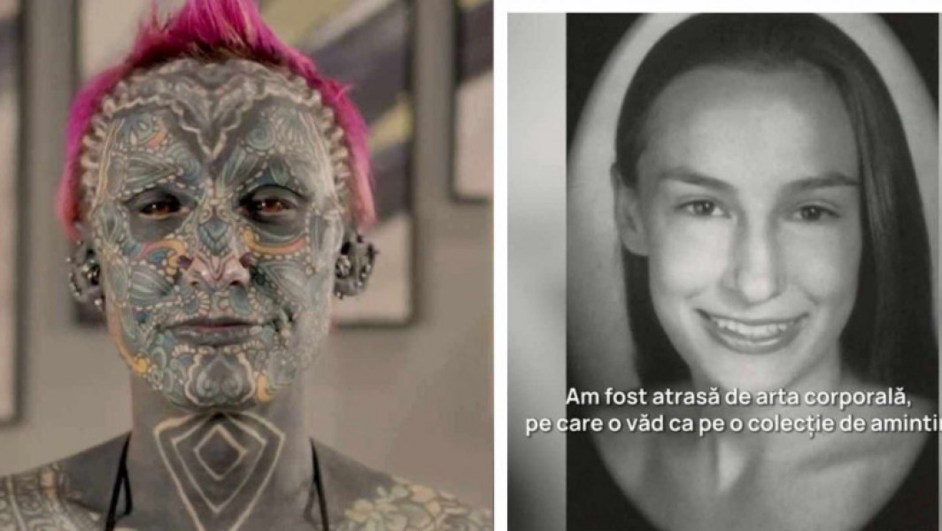 Cea mai tatuată persoană din lume, o veterana americană cu un corp acoperit de cerneală
