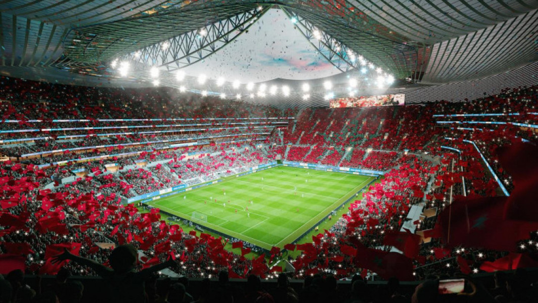 Maroc va construi cel mai mare stadion de fotbal din lume pentru Cupa Mondială FIFA 2030