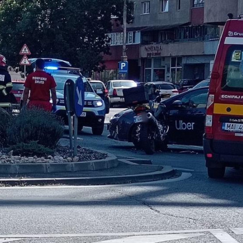 Accident rutier pe strada Fabricii din Cluj-Napoca