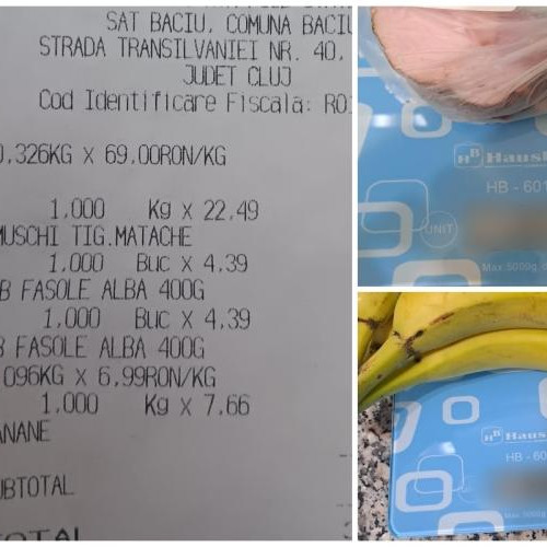 Clujean nemulțumit după o experiență neplăcută la un supermarket din Baciu