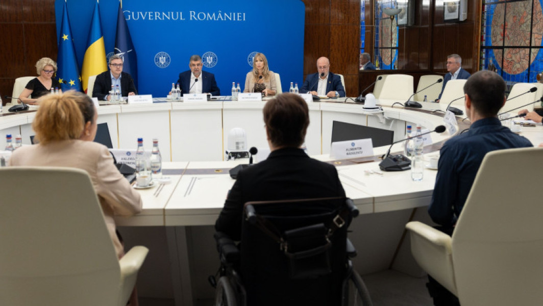 Marcel Ciolacu discută cu reprezentanții persoanelor cu dizabilități despre pensii