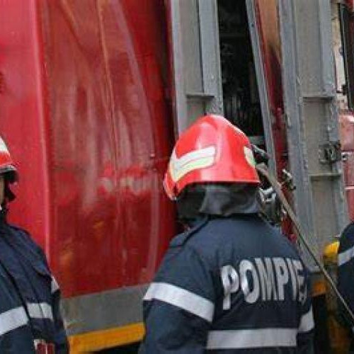 Incendiu la o magazie de lemne în satul Livada