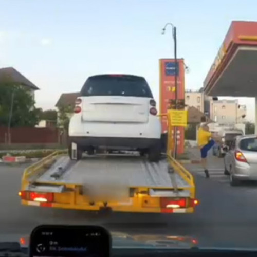 Incident violent în trafic în județul Sibiu