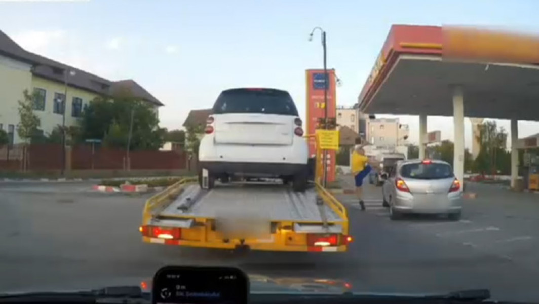 Incident violent în trafic în județul Sibiu