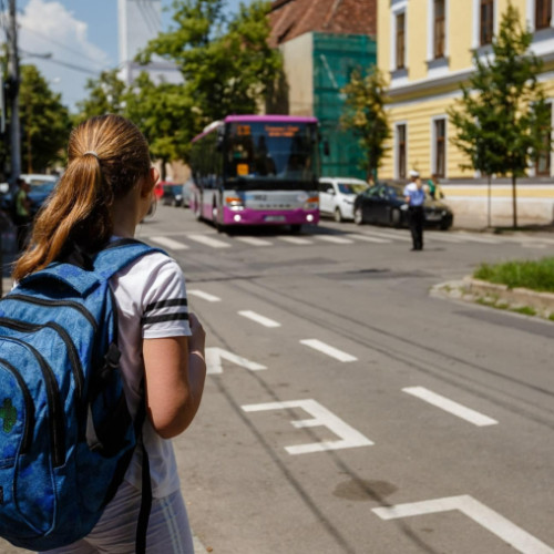 Transport public gratuit pentru elevi în zona metropolitană Cluj-Napoca