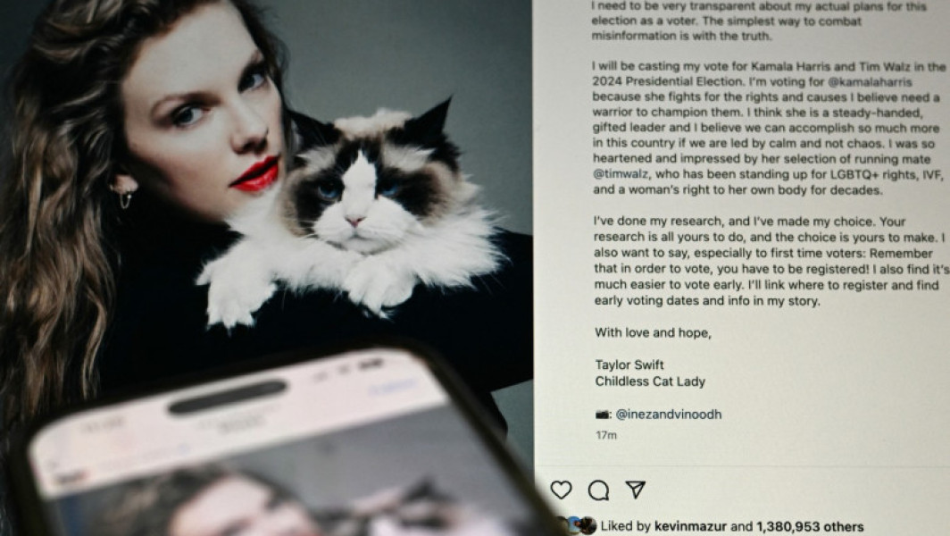 Taylor Swift își anunță sprijinul pentru Kamala Harris înaintea alegerilor prezidențiale din SUA