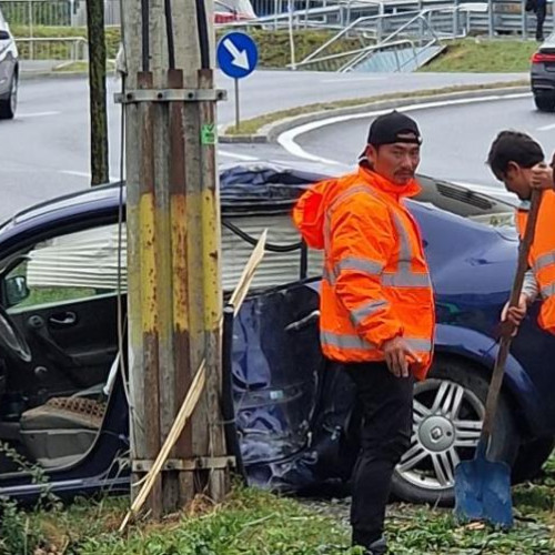 Accident de circulație pe strada Frunzisului între cartierele Mănăștur și Zorilor