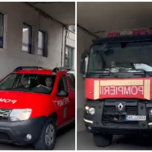 Pompierii din Cluj intervin în urma inundațiilor din sudul Moldovei