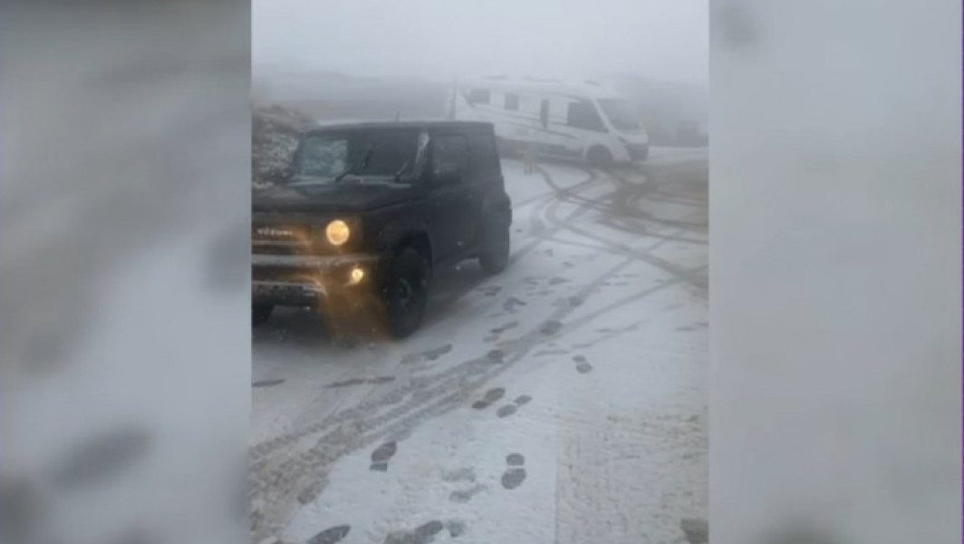 Ciclonul Boris a adus ninsoare pe Transalpina