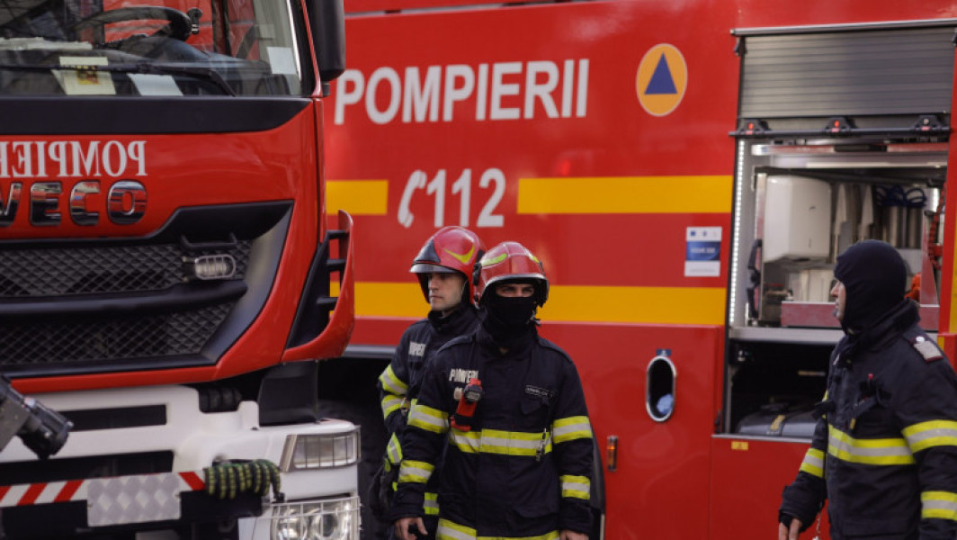 Incendiu în Bragadiru maschează un jaf de peste 200.000 de euro