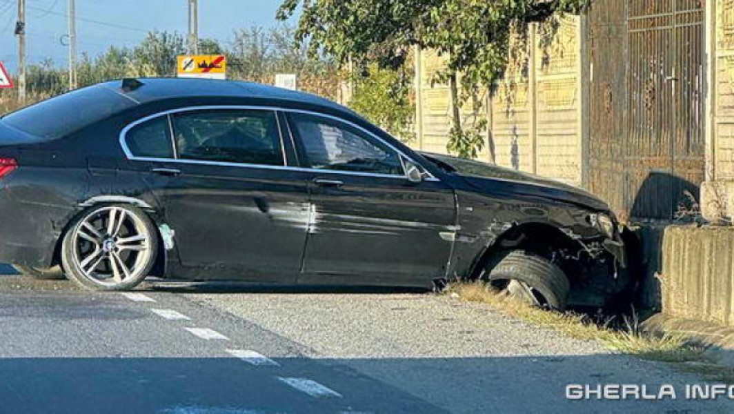 Accident rutier provocat de un polițist în comuna Iclod