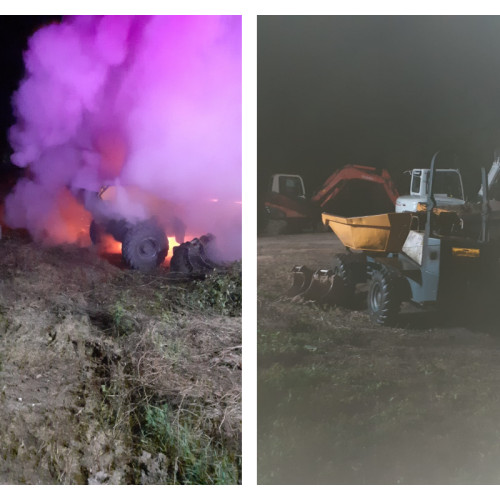 Incendiu în localitatea Petrinzel: Pompierii clujeni sprijină intervenția colegilor din Sălaj