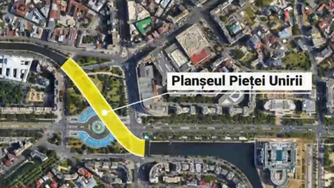 Starea planseului Unirii va fi discutată în ședința Comitetului pentru Situații de Urgență