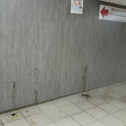 Pasajul subteran din zona Gării din Cluj-Napoca, un loc nesigur și insalubru