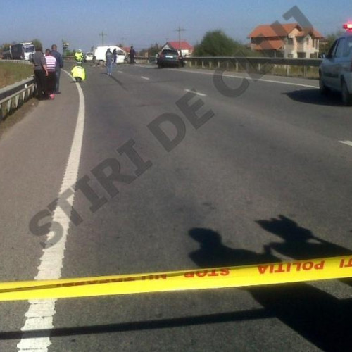 Accident rutier pe centura Cluj-Apahida