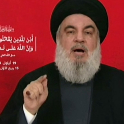 Presupus agent israelian a aplicat o substanță pe Hassan Nasrallah pentru a-l urmări