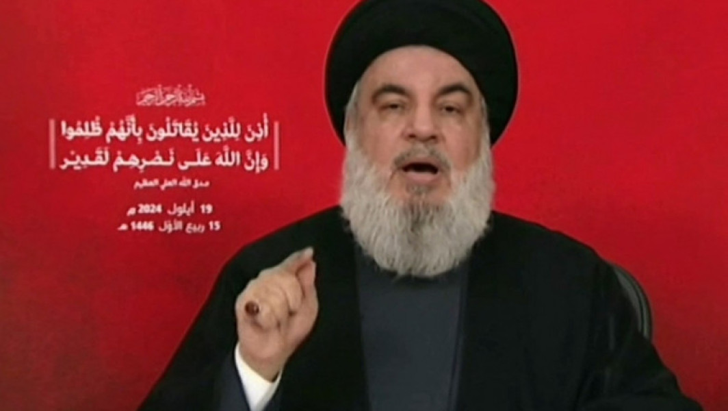Presupus agent israelian a aplicat o substanță pe Hassan Nasrallah pentru a-l urmări