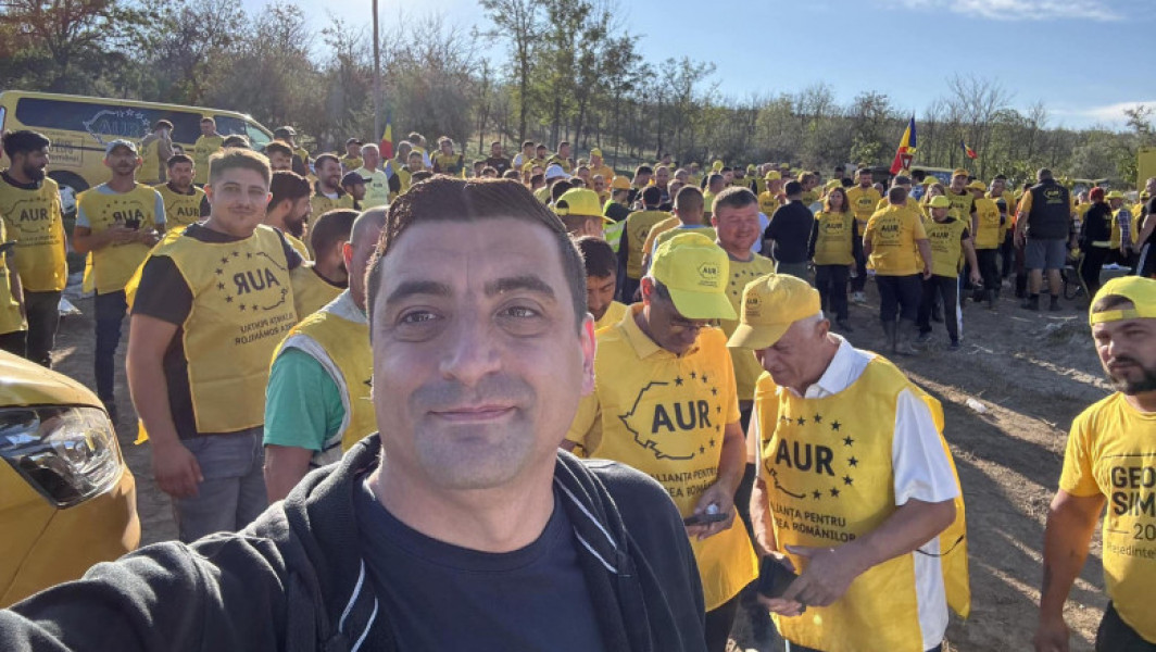 George Simion își depune candidatura pentru alegerile prezidențiale la BEC