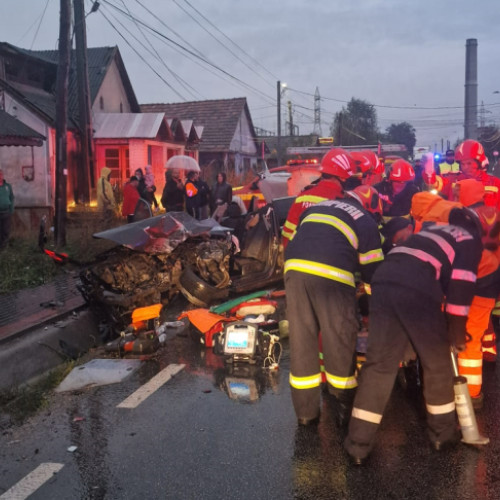 Accident grav pe DN17 - E58, în Dej