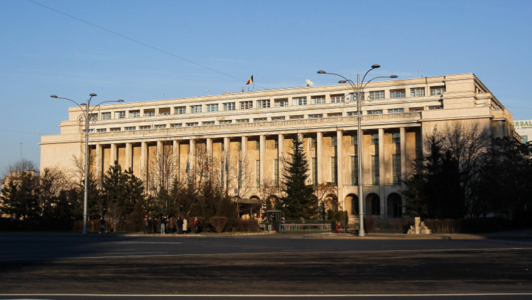 Sindicaliștii din Federația Națională Mine Energie protestează împotriva noii legi a pensiilor