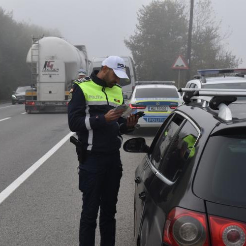 Razie de amploare organizată de Poliția Rutieră în Gherla