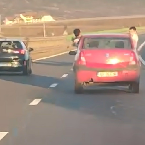 Scene incredibile pe Autostrada Transilvania, lângă Turda