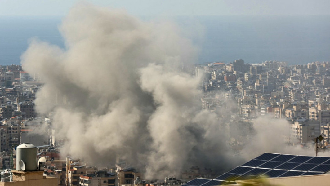 Israelul bombardează sediul Hezbollah în apropiere de Beirut