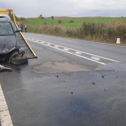 Accident rutier în Stejeris, comuna Moldovenesti