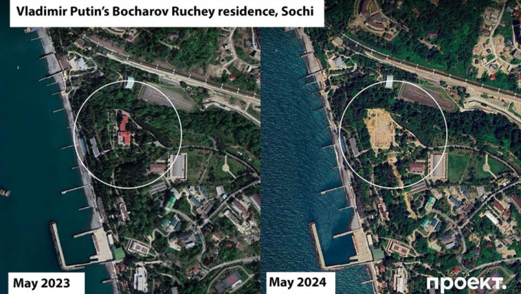 Vladimir Putin își demolează vila de vacanță de la Marea Neagră din motive de securitate