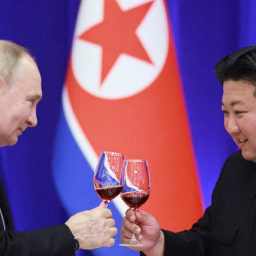 Kim Jong Un îl felicită pe Putin cu ocazia aniversării sale de 72 de ani