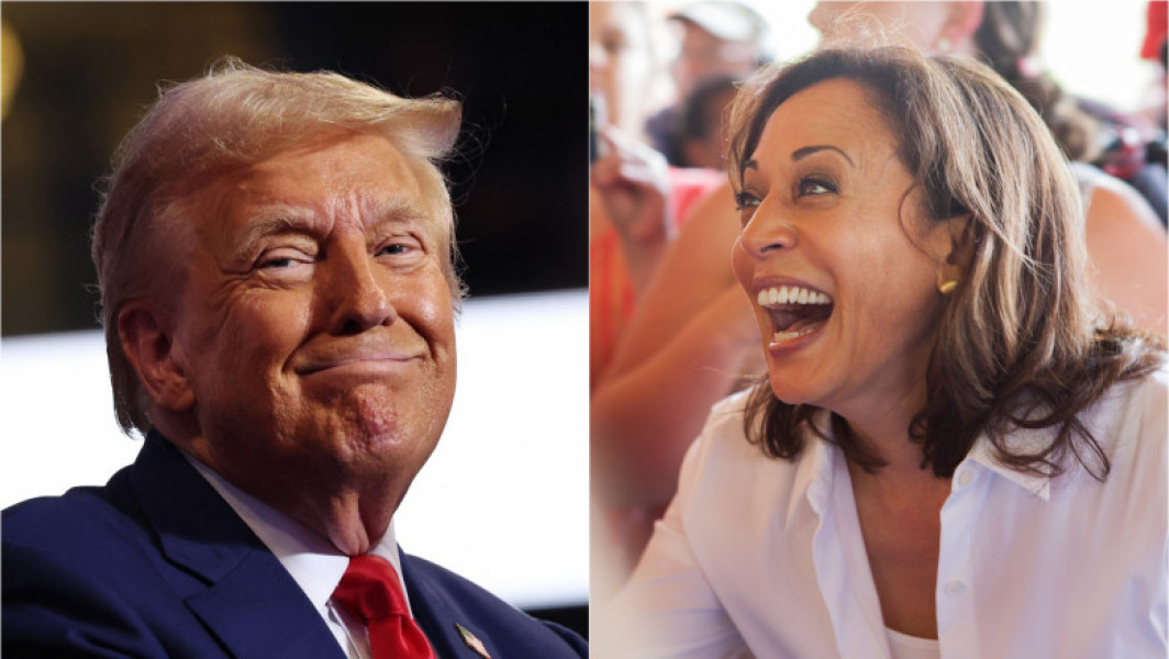 Avansul lui Kamala Harris față de Donald Trump s-a redus în sondajele pentru alegerile prezidențiale