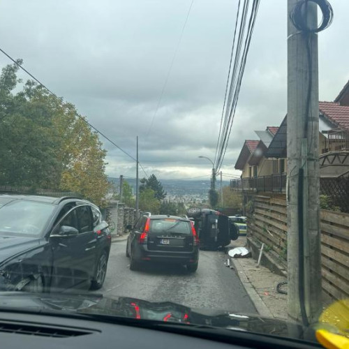 Accident rutier pe strada Drapelului din Cluj