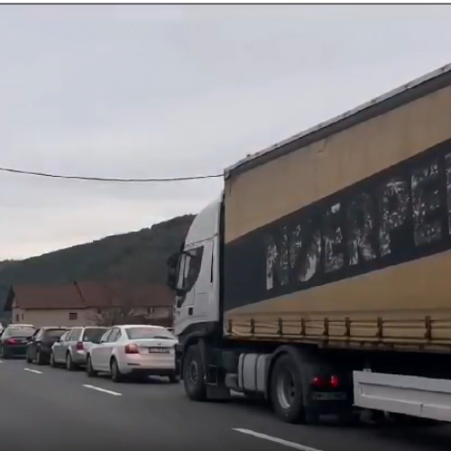 Trafic blocat din cauza târgului de la Negreni